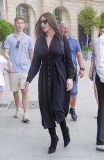 MONICA BELLUCCI Arrives at Her Hotel in Paris 05/02/2025