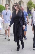 MONICA BELLUCCI Arrives at Her Hotel in Paris 05/02/2025