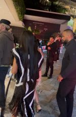NAOMI CAMPBELL Arrives at Travis Scott