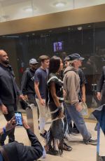NAOMI CAMPBELL Arrives at Travis Scott