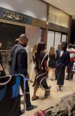 NAOMI CAMPBELL Arrives at Travis Scott