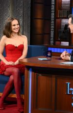 NATALIE PORTMAN at Late Show With Stephen Colbert 05/21/2025