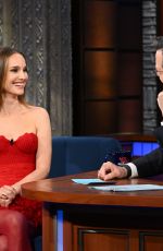 NATALIE PORTMAN at Late Show With Stephen Colbert 05/21/2025
