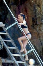 NATALIE PORTMAN in Bikini in Cannes 05/18/2025