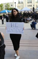 NATASHA BLASICK Outside Menendez Brothers Resentencing Hearing at Van Nuys Courthouse 05/13/2025