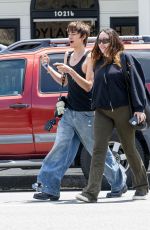 NOAH CYRUS and Pinkus Out for Sushi Lunch Date in Toluca Lake 05/13/2025