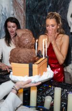 OLIVIA ATTWOOD Celebrates Her Birthday at Bacchanalia Mayfair in London 05/03/2025