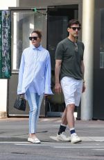 OLIVIA PALERMO and Johannes Huebl Out in New York 05/08/2025