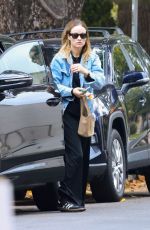 OLIVIA WILDE Out for Lunch with Her Daughter in Los Feliz 05/17/2025