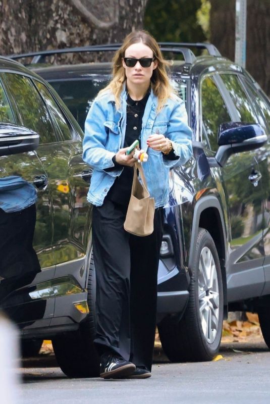 OLIVIA WILDE Out for Lunch with Her Daughter in Los Feliz 05/17/2025