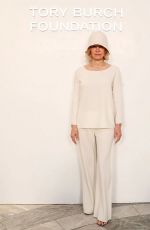 PAMELA ANDERSON at Tory Burch Foundation Breakfast Honored Martha Stewart in New York 05/01/2025