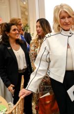 PAMELA ANDERSON at Tory Burch Foundation Breakfast Honored Martha Stewart in New York 05/01/2025