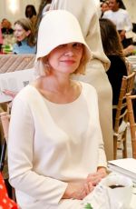 PAMELA ANDERSON at Tory Burch Foundation Breakfast Honored Martha Stewart in New York 05/01/2025