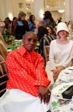 PAMELA ANDERSON at Tory Burch Foundation Breakfast Honored Martha Stewart in New York 05/01/2025