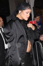 Pregnant RIHANNA Arrives at Met Gala Afterparty in New York City 05/05/2025