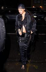 Pregnant RIHANNA Arrives at Met Gala Afterparty in New York City 05/05/2025