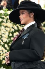 Pregnant RIHANNA at 2025 Met Gala Celebrating Superfine: Tailoring Black Style in New York 05/05/2025
