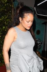 Pregnant RIHANNA Out for Dinner at Giorgio Baldi in Santa Monica 05/22/2025