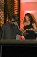 Pregnant RIHANNA Out for Dinner with A$AP Rocky at Palm Beach in Cannes 05/20/2025