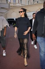 Pregnant RIHANNA Out on Croisette in Cannes to Visit Messika Boutique 05/21/2025