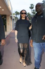 Pregnant RIHANNA Out on Croisette in Cannes to Visit Messika Boutique 05/21/2025