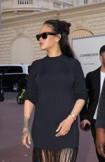 Pregnant RIHANNA Out on Croisette in Cannes to Visit Messika Boutique 05/21/2025