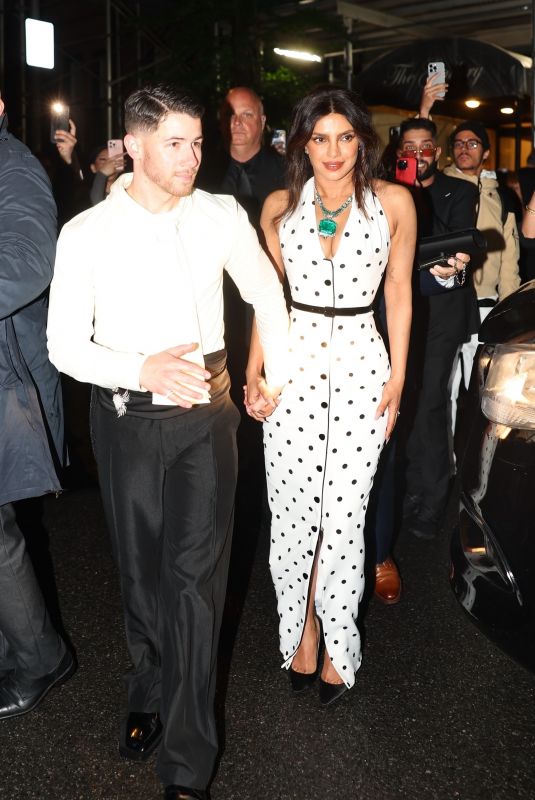 PRIYANKA CHOPRA and Nick Jonas Arrives at 2025 Met Gala in New York City 05/05/2025