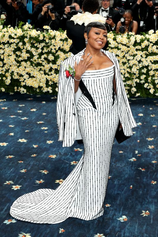 QUINTA BRUNSON at 2025 Met Gala Celebrating Superfine: Tailoring Black Style in New York 05/05/2025