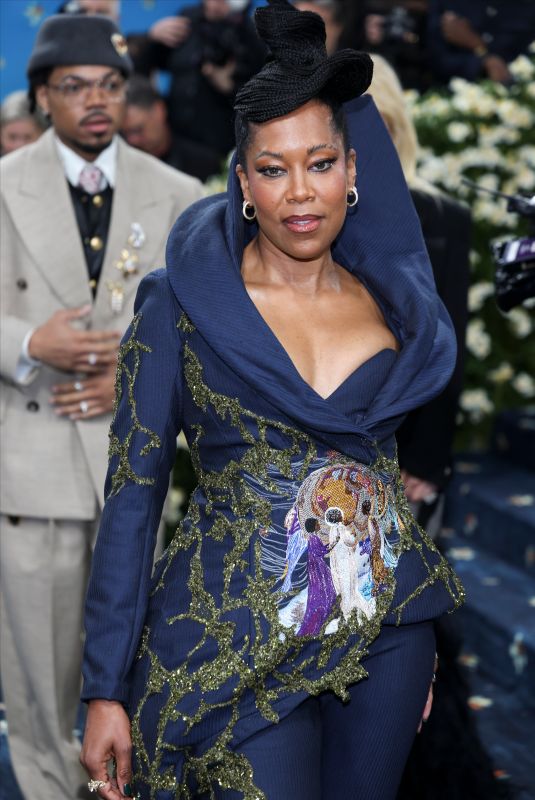 REGINA KING at 2025 Met Gala Celebrating Superfine: Tailoring Black Style in New York 05/05/2025