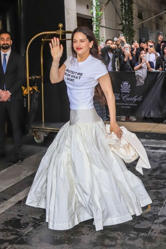 ROSALIA Arrives at Her Hotel in New York City 05/04/2025