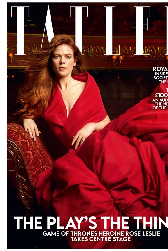 ROSE LESLIE for Tatler UK, July 2025