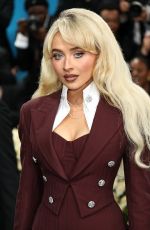 SABRINA CARPENTER at 2025 Met Gala Celebrating Superfine: Tailoring Black Style in New York 05/05/2025