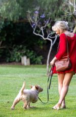 SABRINA CARPENTER Out with Her Dog at a Park in Hollywood Hills 05/21/2025