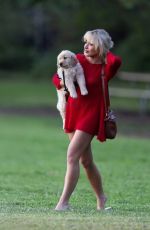 SABRINA CARPENTER Out with Her Dog at a Park in Hollywood Hills 05/21/2025
