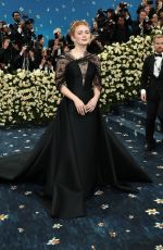 SADIE SINK at 2025 Met Gala Celebrating Superfine: Tailoring Black Style in New York 05/05/2025