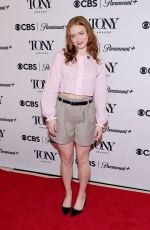 SADIE SINK at 78th Annual Tony Awards Meet The Nominees Press Event in New York City 05/08/2025