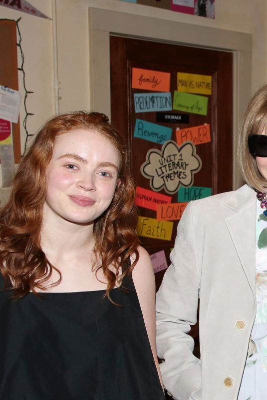 SADIE SINK at Anna Wintour Visits Cast of John Proctor is the Villain in New York City 05/17/2025