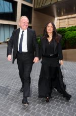 SALMA HAYEK Enjoys Private Birthday Dinner Party in New York City 05/30/2025