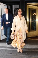 SALMA HAYEK Out and About in New York 05/15/2025
