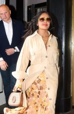 SALMA HAYEK Out and About in New York 05/15/2025