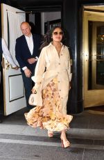 SALMA HAYEK Out and About in New York 05/15/2025