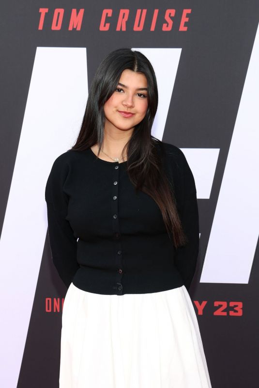 SARA ECHEAGARAY at Mission: Impossible – The Final Reckoning L.A. Creators Screening in Los Angeles