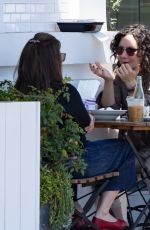 SARA GILBERT Out for a Business Lunch in Burbank 05/07/2025