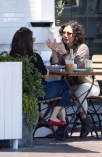 SARA GILBERT Out for a Business Lunch in Burbank 05/07/2025