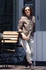 SARA GILBERT Out for a Business Lunch in Burbank 05/07/2025