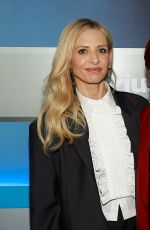 SARAH MICHELLE GELLAr and ALYSON HANNIGAN at SiriusXM in New York 05/09/2025