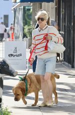 SELMA BLAIR Out with Her Dog in Los Angeles 05/23/2025