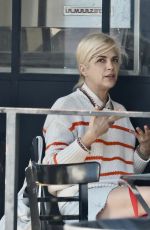 SELMA BLAIR Out with Her Dog in Los Angeles 05/23/2025