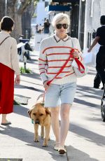 SELMA BLAIR Out with Her Dog in Los Angeles 05/23/2025