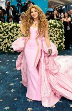SHAKIRA at 2025 Met Gala Celebrating Superfine: Tailoring Black Style in New York 05/05/2025